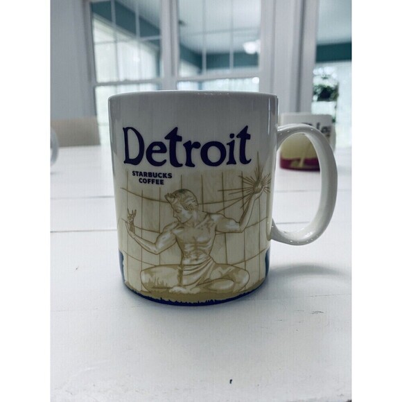 Lot of 3 Starbucks Collector Series Mugs Detroit Vtg San Francisco St. Louis - Picture 8 of 16